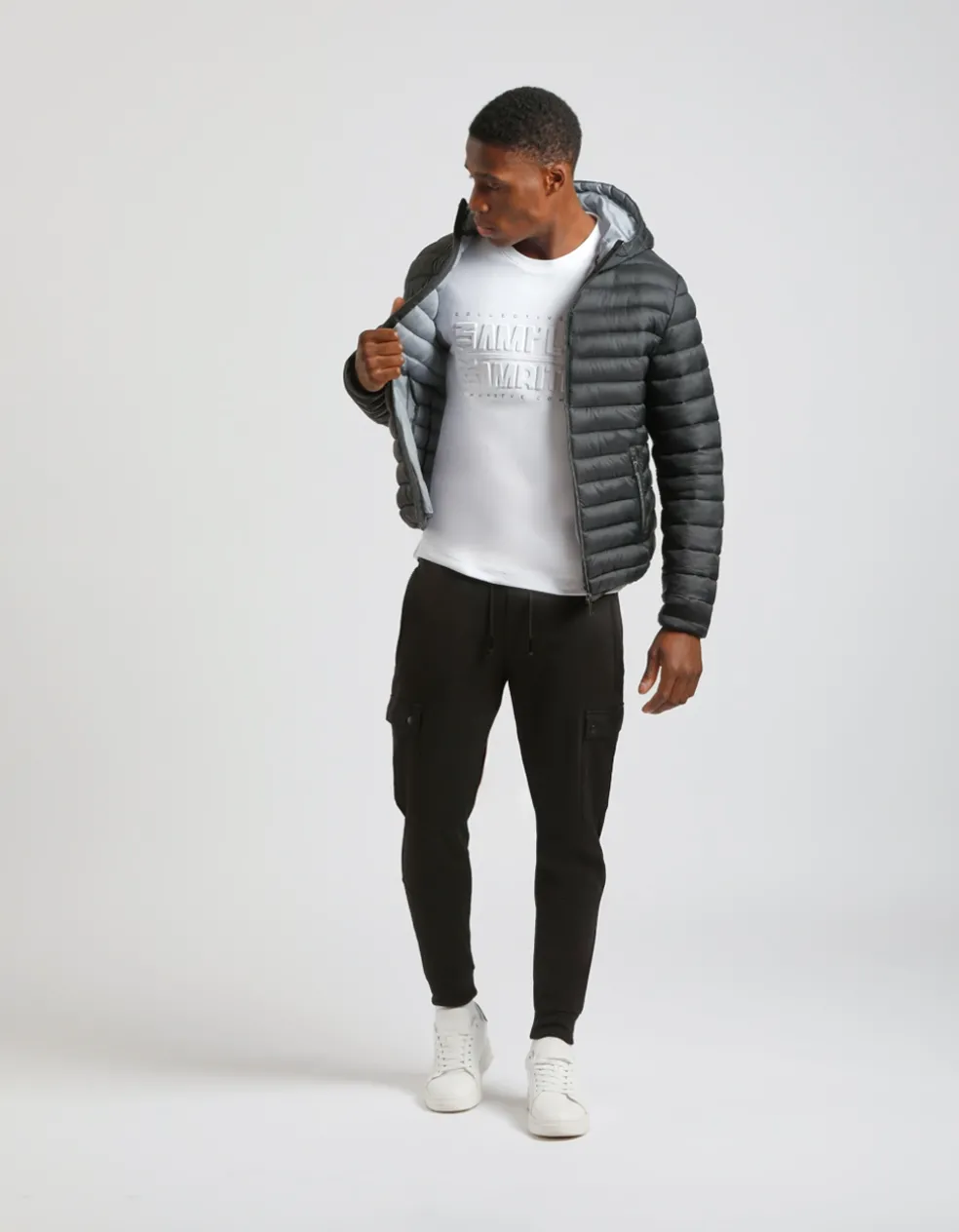 Jogger in felpa con tasconi