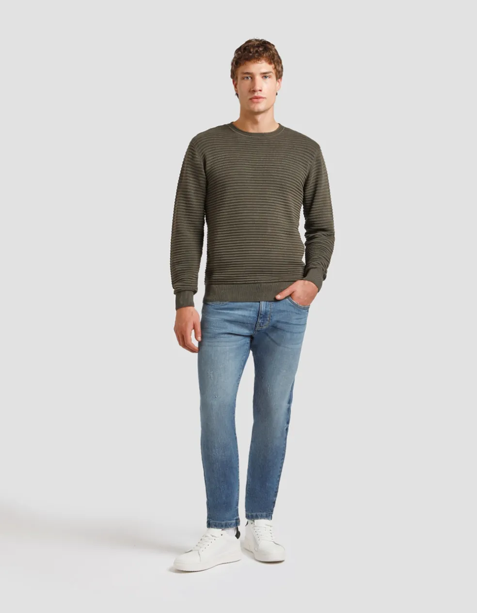 Maglia girocollo 100% cotone