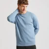 Maglia girocollo a coste