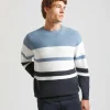 Maglia girocollo colorblock