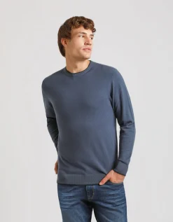 Maglia girocollo doppio collo
