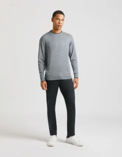 Maglia girocollo doppio collo