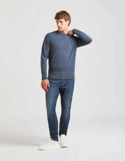 Maglia girocollo doppio collo