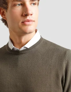 Maglia girocollo in cotone
