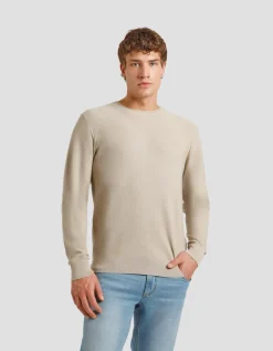 Maglia girocollo strutturato