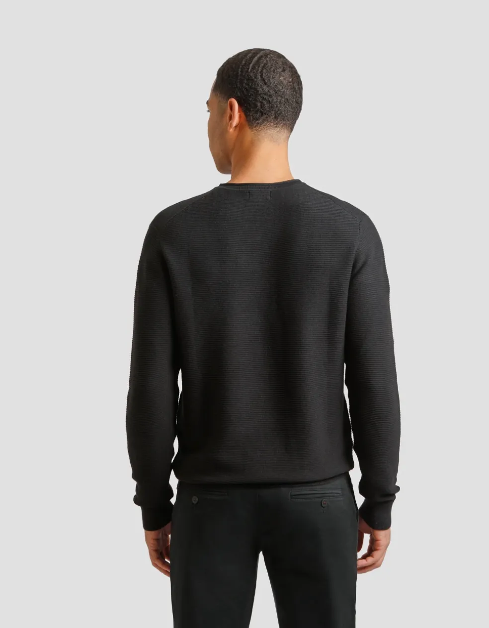 Maglia girocollo strutturato