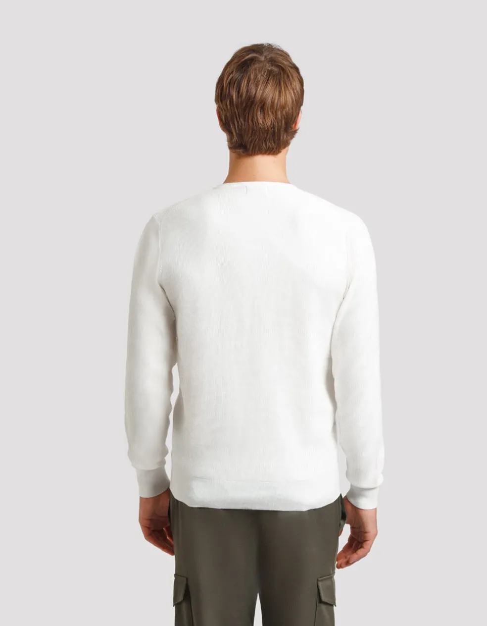 Maglia girocollo strutturato