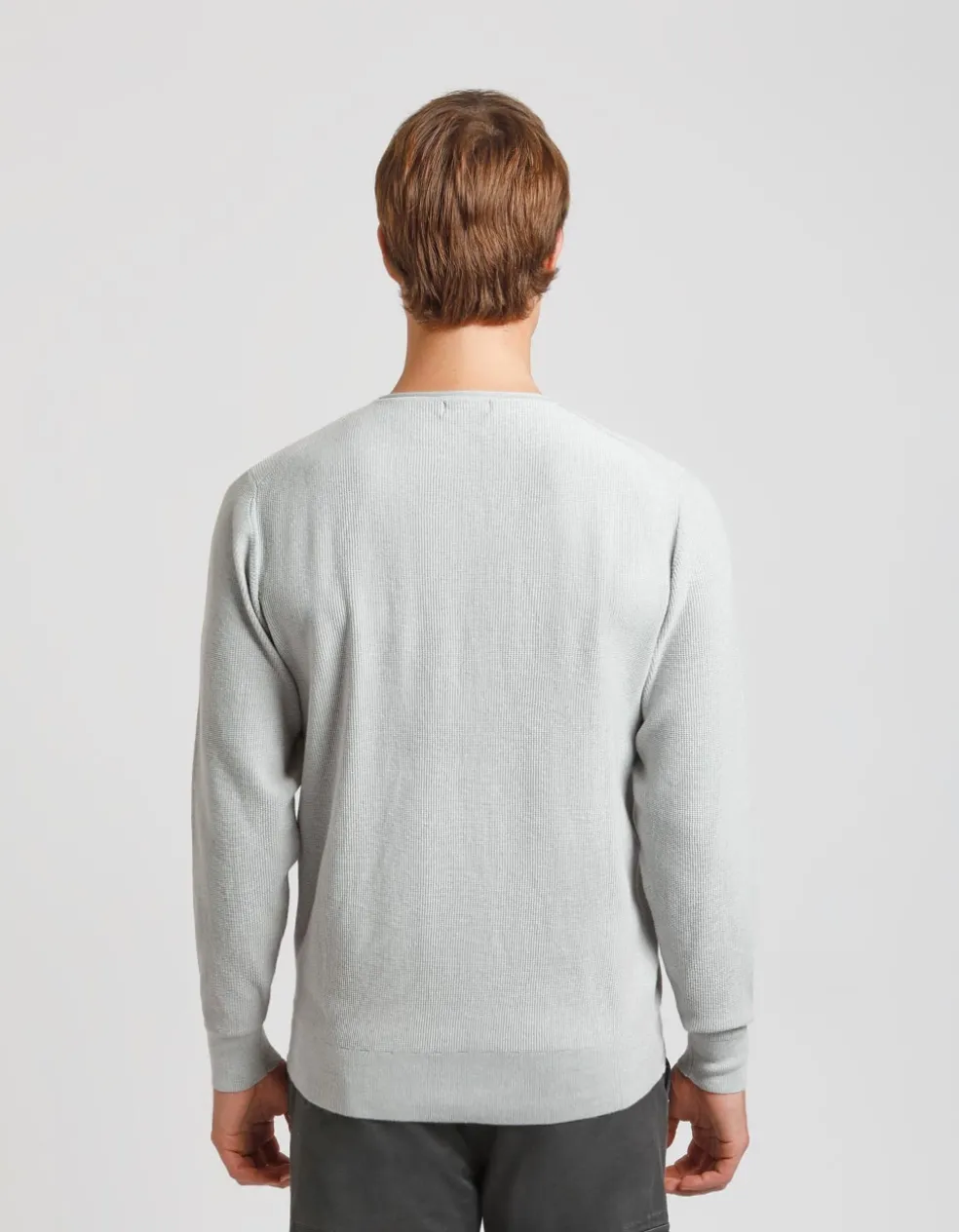 Maglia girocollo strutturato