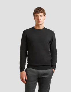 Maglia girocollo tinta unita