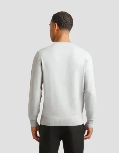 Maglia girocollo tinta unita