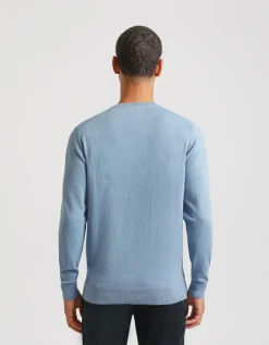 Maglia girocollo tinta unita