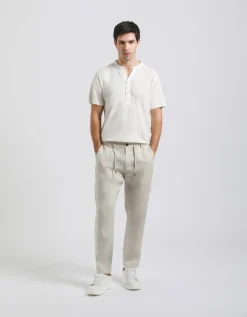 Pantaloni 100% lino