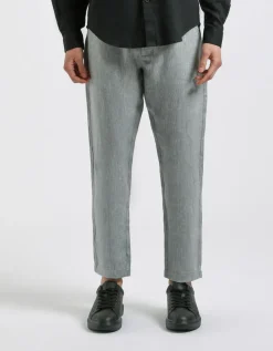 Pantaloni 100% lino