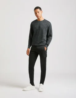 Pantaloni cargo con elastici alle caviglie