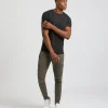 Pantaloni cargo con elastici alle caviglie