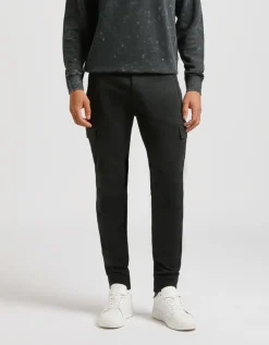 Pantaloni cargo con elastici alle caviglie