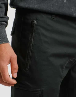 Pantaloni cargo con elastici alle caviglie