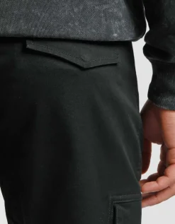 Pantaloni cargo con elastici alle caviglie