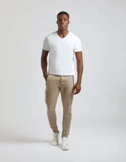 Pantaloni cargo in cotone