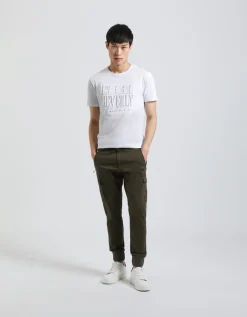 Pantaloni cargo in cotone