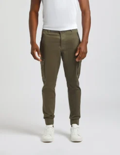 Pantaloni cargo in cotone