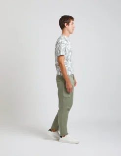 Pantaloni cargo in cotone