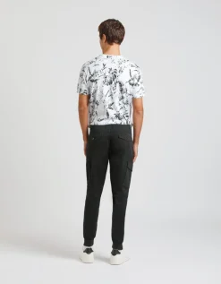 Pantaloni cargo in cotone