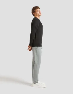Pantaloni chino con fantasia a quadri