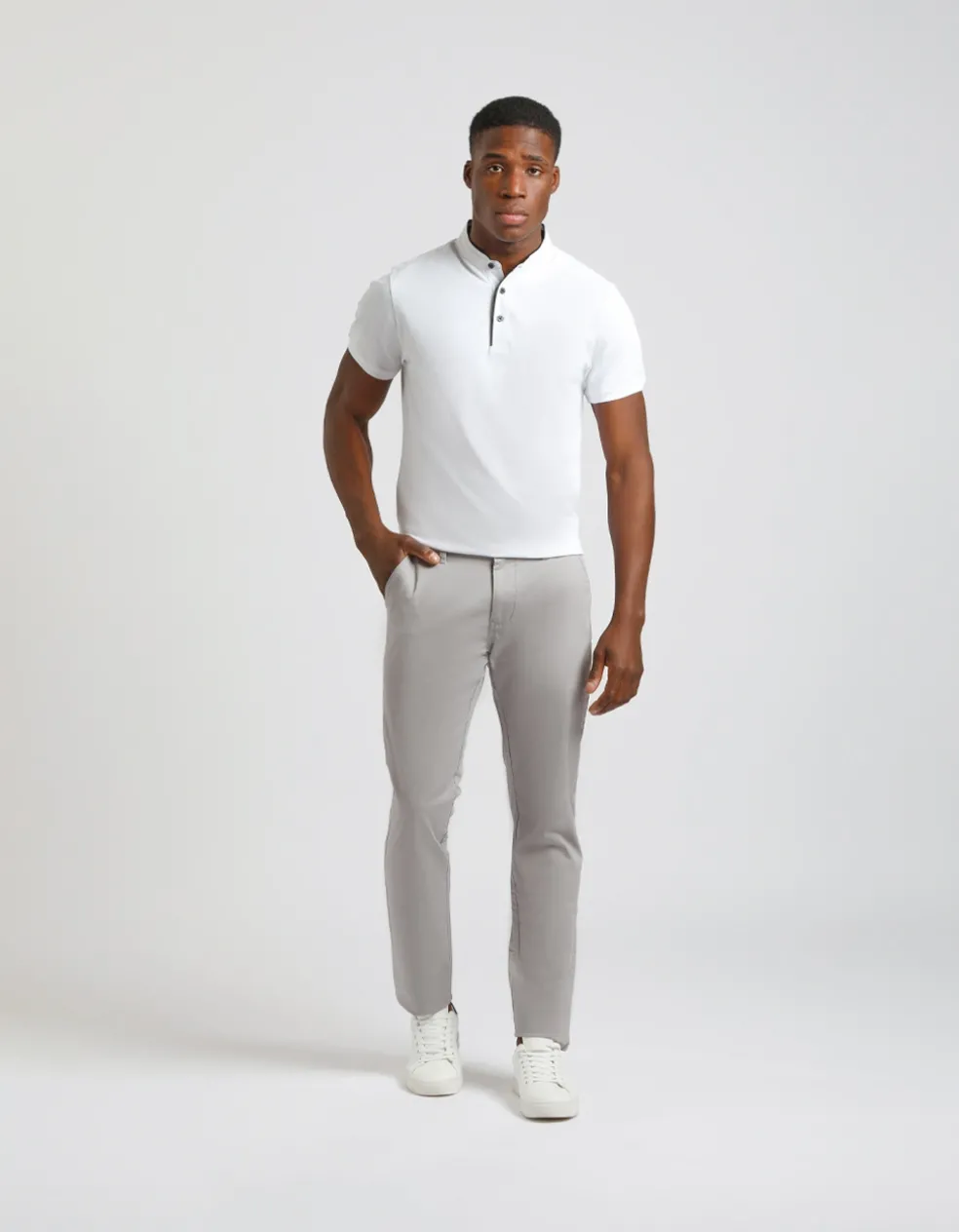Pantaloni chino in cotone