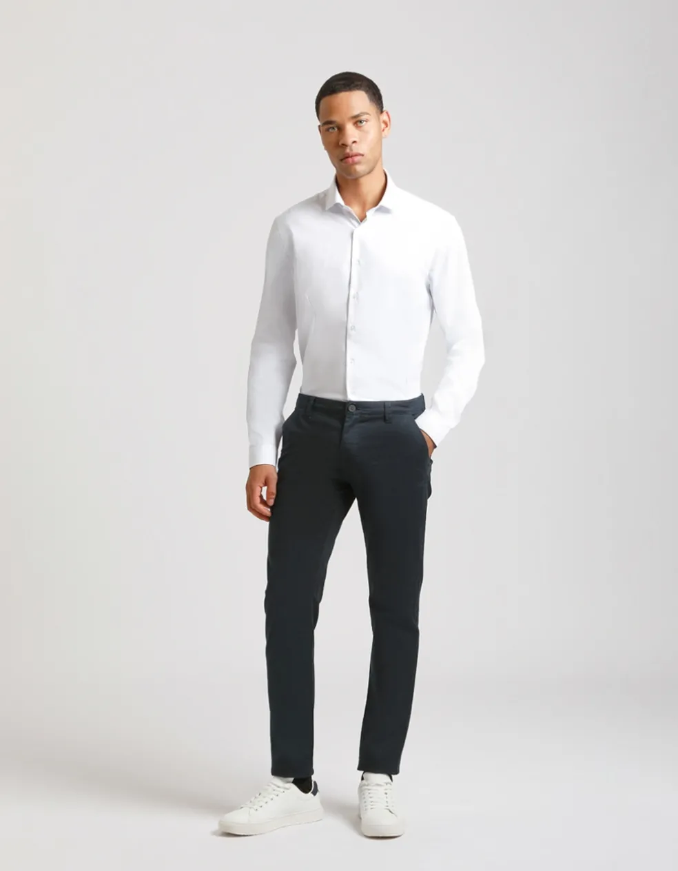 Pantaloni chino in cotone