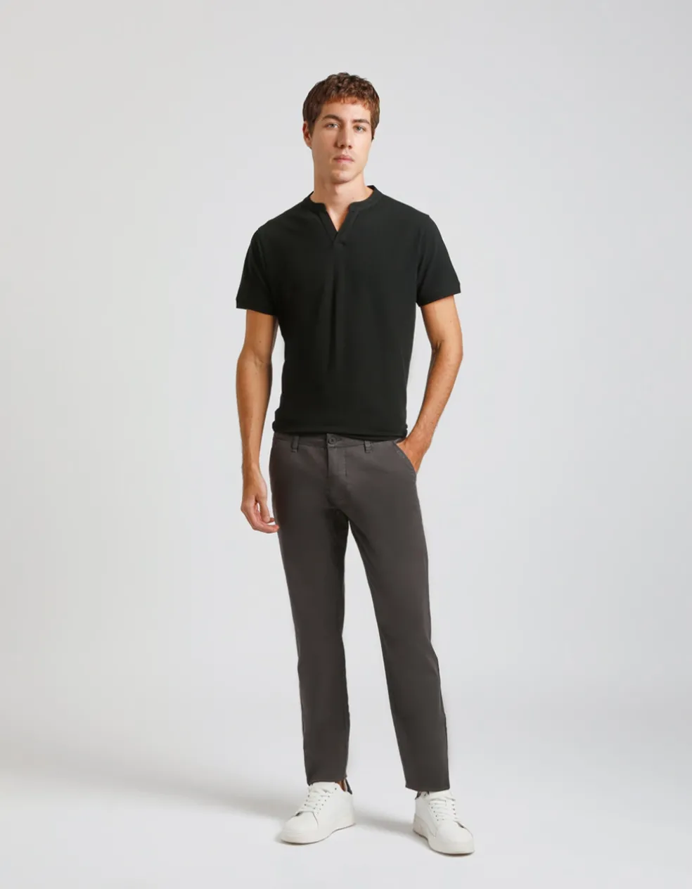 Pantaloni chino in cotone
