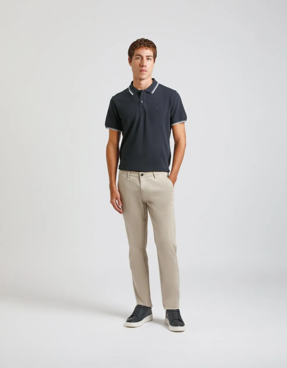 Pantaloni chino in cotone