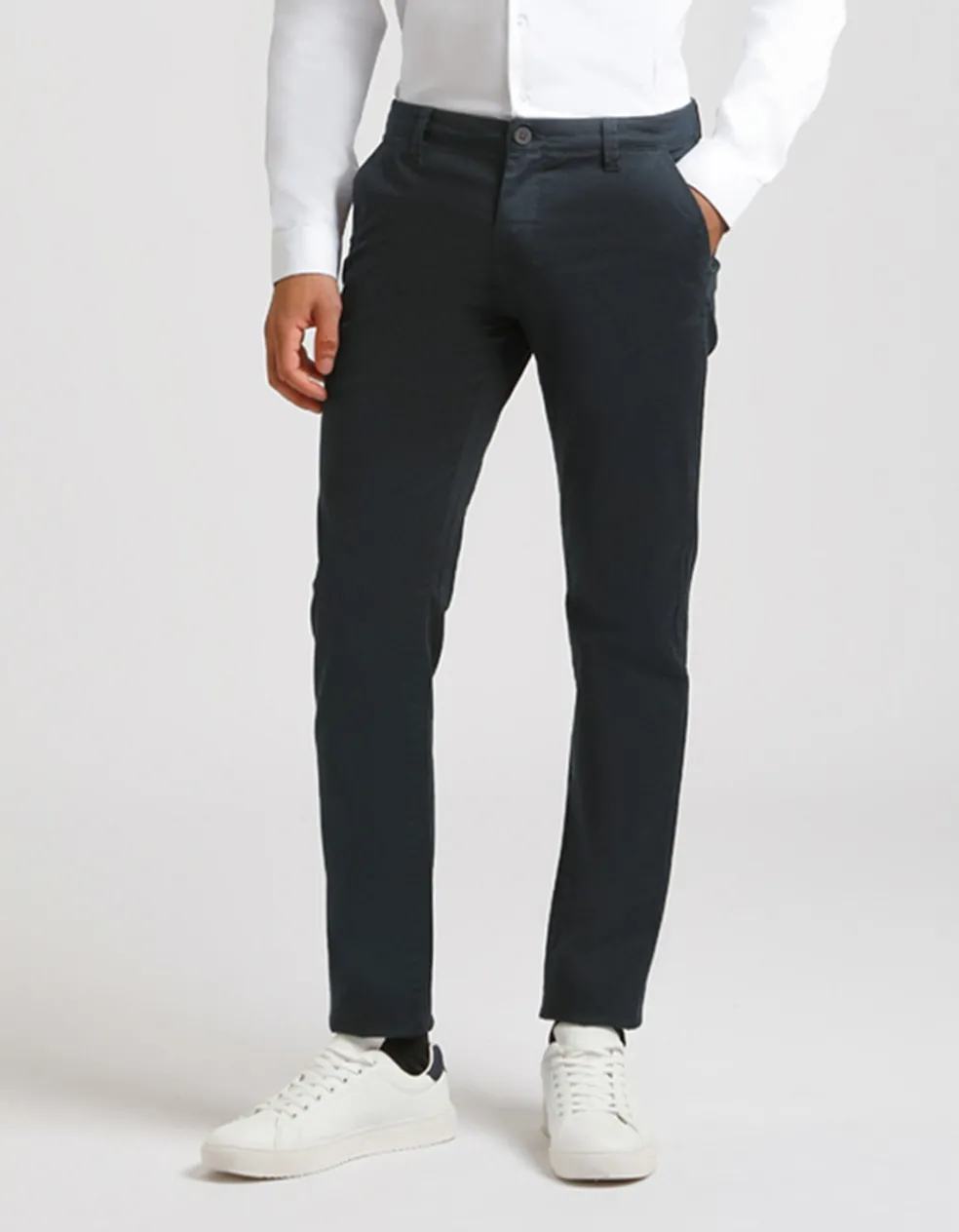 Pantaloni chino in cotone