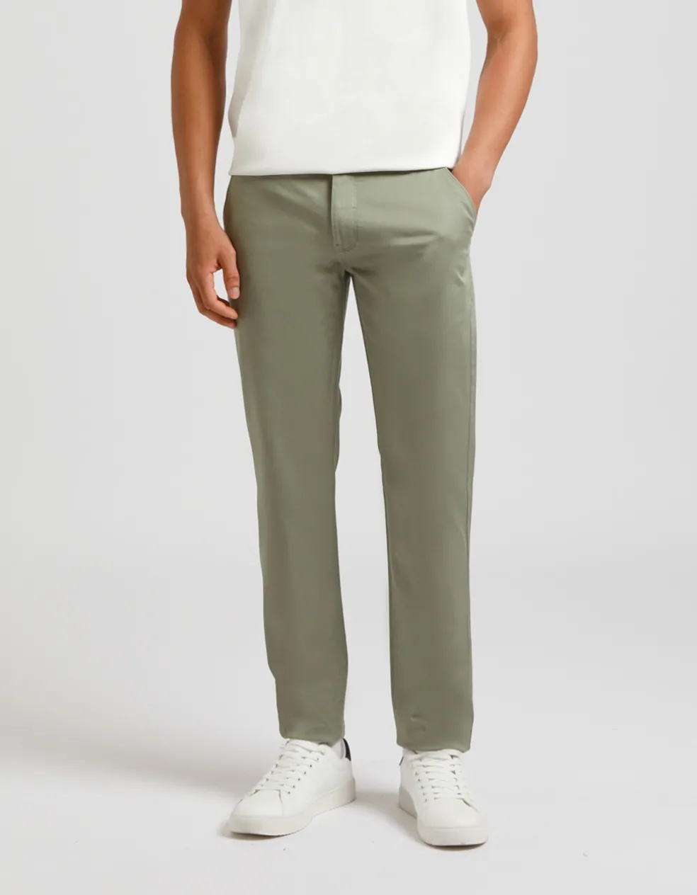 Pantaloni chino in cotone