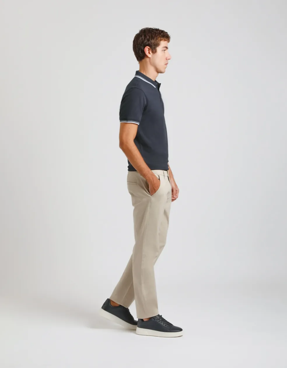 Pantaloni chino in cotone