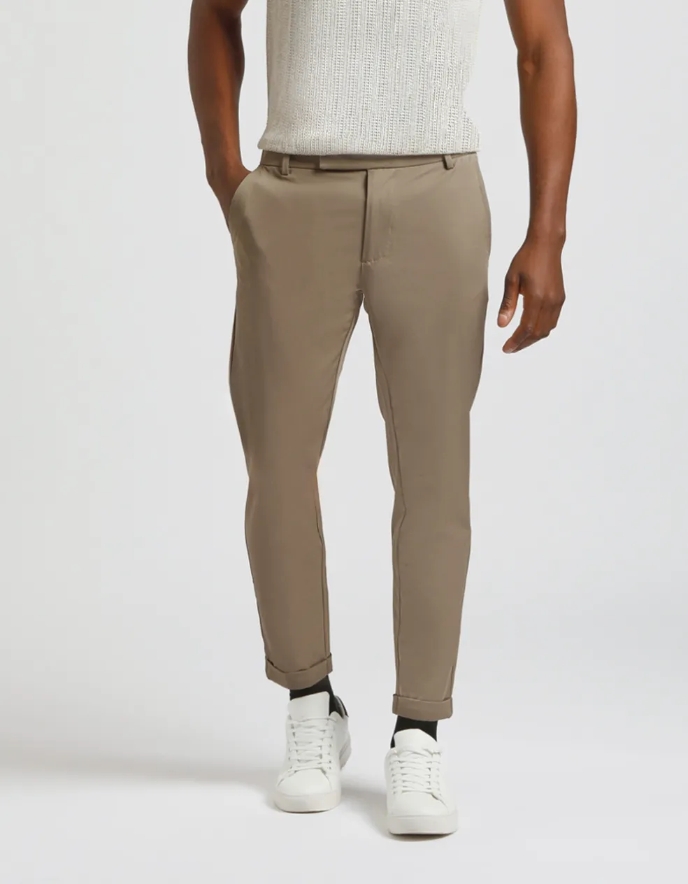 Pantaloni chino in nylon
