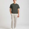 Pantaloni chino misto viscosa