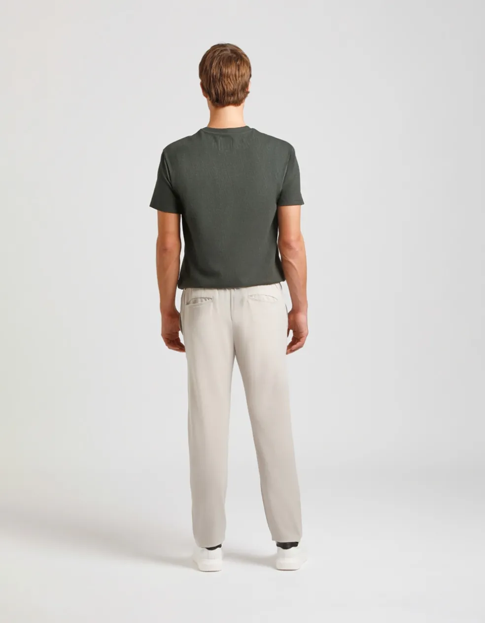 Pantaloni chino misto viscosa