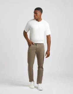 Pantaloni cinque tasche in cotone