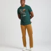 Pantaloni cinque tasche in cotone