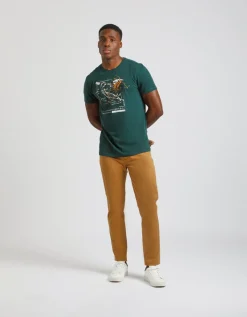 Pantaloni cinque tasche in cotone