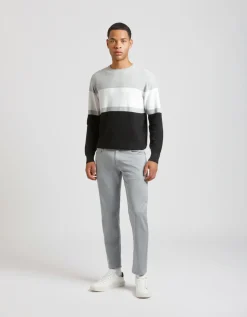 Pantaloni cinque tasche in cotone