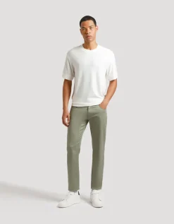 Pantaloni cinque tasche in cotone