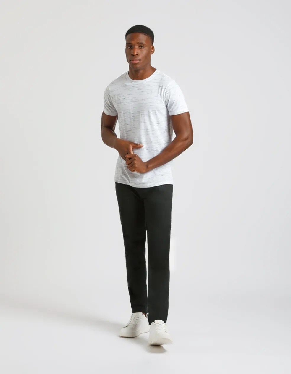 Pantaloni cinque tasche in cotone