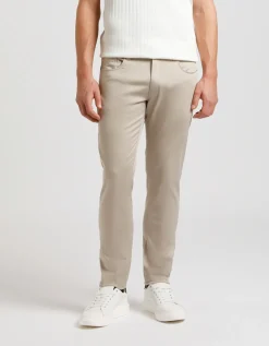 Pantaloni cinque tasche in cotone
