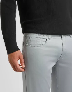 Pantaloni cinque tasche in cotone