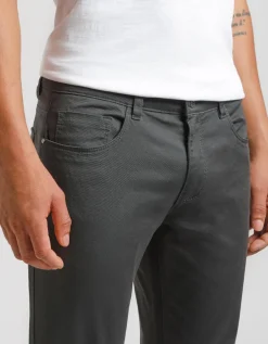 Pantaloni cinque tasche in cotone