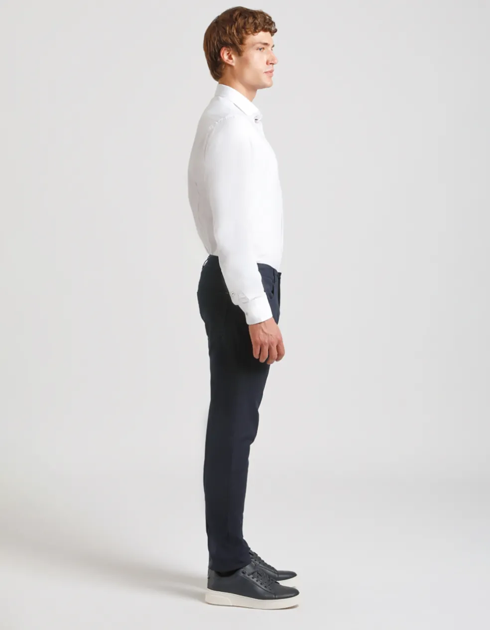 Pantaloni cinque tasche in cotone