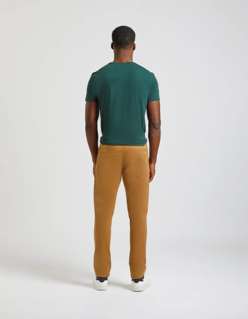 Pantaloni cinque tasche in cotone