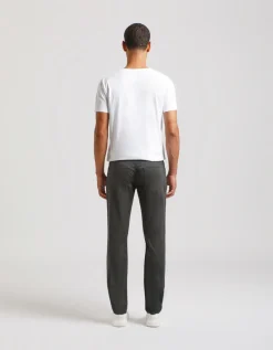 Pantaloni cinque tasche in cotone